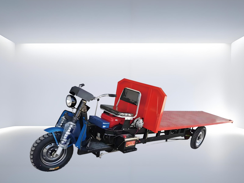 A008-Small Diesel Engineering Trolley (flatbed truck)-14